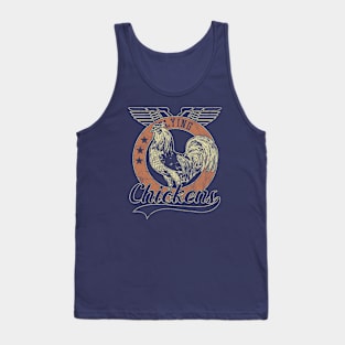 Flying Vintage Chickens Tank Top